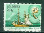 Colombie 1966 Y&T 617 oblitr bateau
