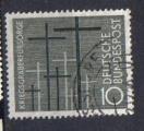 timbre  Allemagne RFA 1956 - YT 124 - Entretien cimetires militaires