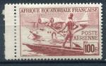 Timbre d' AEF  PA  1944  Neuf **  N  42   Y&T  Avion