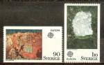 SUEDE N°880/881* (Europa 1975) - COTE 2.00 €