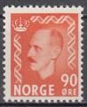 NORVEGE - 1955 - Roi  Haakon VII - Yvert 366 Neuf **