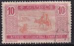  mauritanie - n 21  obliter - 1913/19