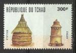 Tchad 2000; Y&T n xxx; 300F habitat traditionnel