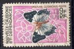 Nouvelle Caldonie : Y.T. 342 - Papillon. - oblitr - anne 1967