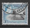 RHODESIE-NYASSALAND - 1959/62 - Yt n 23 - Ob - Tombe de Rhodes ; Matopos