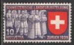 Suisse 1939; Y&T n 326; 10c, Exposition de Zurich (Allemand)