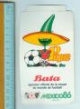 SPORT AUTOCOLLANT BATA  mexico 1986 Football foot chaussures coupe du monde