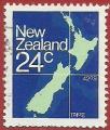 Nueva Zelanda 1982.- Mapa. Y&T 810. Scott 649a. Michel 840A.