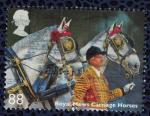 Royaume Uni 2014 Oblitr Used Royal Mews Carriage Horses Chevaux curie Royale