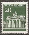 allemagne fdrale - n 369  neuf** - 1966/67    