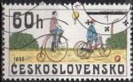 TCHECOSLOVAQUIE N° 2352 o Y&T 1979 Bicyclettes historiques (Vélocipède)