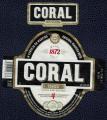 Portugal Lot 2 tiquettes Bire Beer Labels Madre Coral Noire 1 Litre