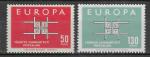 TURQUIE N1672/1673* (europa 1963) - COTE 1.50 