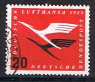 1955: Allemagne Y&T No. 84 obl. /  Bund MiNr. 208 gest. (m154) 
