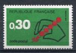 Timbre FRANCE  1972   Neuf **   N 1719  Y&T   Code Postal