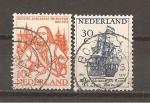 Pays-Bas N Yvert 671/72 (oblitr)