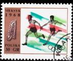 EUPL - 1968 - Yvert n 1705 - Jeux olympiques (Relais)