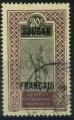 France, Soudan : n 26 oblitr (anne 1921)