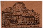 Corse : Bonifacio, la Citadelle, carte postale en lige (un petit trouce punaise