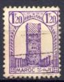 Timbre Colonies Franaises du MAROC 1943 - 44 Obl   N 212  Y&T