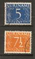 Suriname N Yvert 276/77 (oblitr)