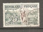 FRANCE  1953 YT n961  oblitr   cachet rond