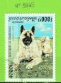 CHIENS - CAMBODGE N1445 OBLIT