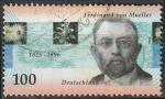 Timbre oblitr n 1721(Yvert) Allemagne 1996 - Botaniste Ferdinand von Mueller