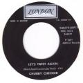 SP 45 RPM (7")  Chubby Checker  "  Let's twist again  "  Belgique