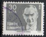 TURQUIE N° 2331 o Y&T 1981 Portrait d' Atatürk