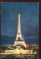 CPM 75 PARIS La Tour Eiffel illumine