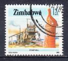 ZIMBABWE - 1985 - Infrastructure -  Yvert 89 oblitr