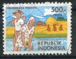 Timbre INDONESIE 1986  Obl  N 1083  Y&T  