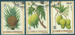 S. Thome & Principe 1981 - oblitr - arbres  fruits (ananas, mange)