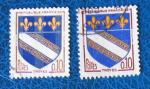 FR 1962 - Nr 1353 & 1353a - Armoiries de Troyes  (obl)