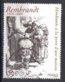  France 2006 - YT 3984 - Rembrandt - Mendiants  la porte d'une maison