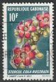 Timbre oblitr n 246(Yvert) Gabon 1969 - Fleurs