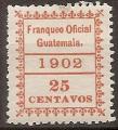 guatemala - service n 5  neuf* - 1902