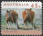 AUSTRALIE - 1994 - Yt n 1370a - Ob - Kangourous ; adhsif