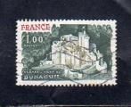 Timbre oblitr de France n 1871 Chteau fort de Bonaguil  FR8009