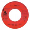 SP 45 RPM (7")  P.J. Proby  "  What's wrong with my world  "