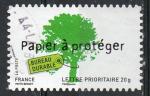France 2008; Y&T n 4205 (aa 183); lettre 20gr, Bureau durable papier  protger