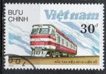 VIÊT-NAM REP SOCIALISTE  N° 866 o Y&T 1988 Locomotive (Dria (URSS)