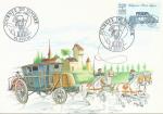 Carte 1er jour FDC N2577 Journe du timbre - Diligence Paris-Lyon - 15/04/1989