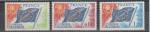 France - timbre service n 46/48 ** et 49 **