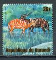 Timbre  BURUNDI    P A    1975  Obl   N  386   Y&T   Antilope