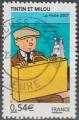 2007 4051 oblitr ROND Tintin et Milou