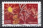 France 2021; YT n aa 2065; L.V., timbre de Nol, branches d'arbres