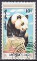 MONGOLIE N 1765 de 1990 oblitr "le panda gant"