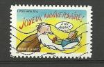 France timbre n 1055 oblitr anne 2014 Message "Joyeux Anniversaire" 